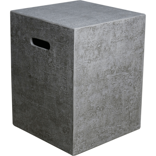 Grey Square Tank Cover 24.4 inch Height  Elementi - Alfresco Heat