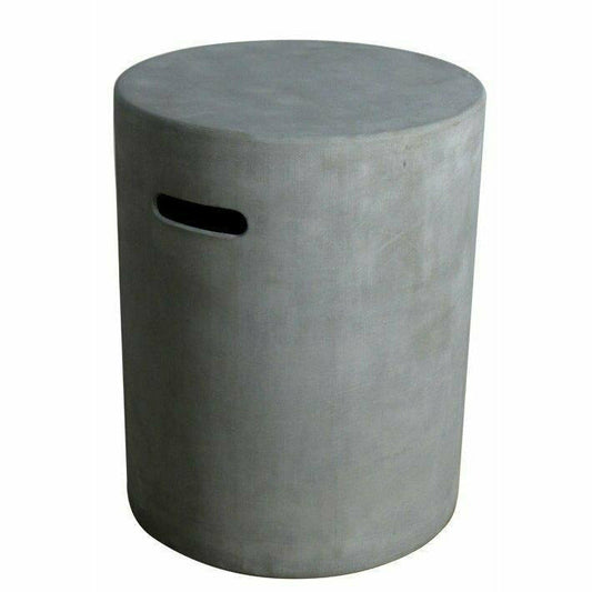 Grey Round Tank Cover 24.4Inch Elementi - Alfresco Heat