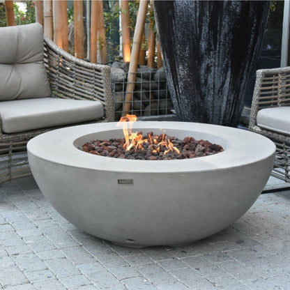 Elementi Fire Lunar Gas Fire Pit Table - Alfresco Heat