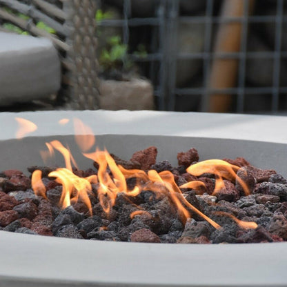 Elementi Fire Lunar Gas Fire Pit Table - Alfresco Heat