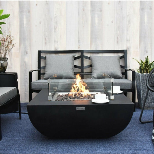 Elementi Fire Aurora Gas Fire Pit Table - Alfresco Heat