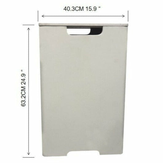 White Porcelain Tank Cover 24.9 inch Height  Elementi - Alfresco Heat