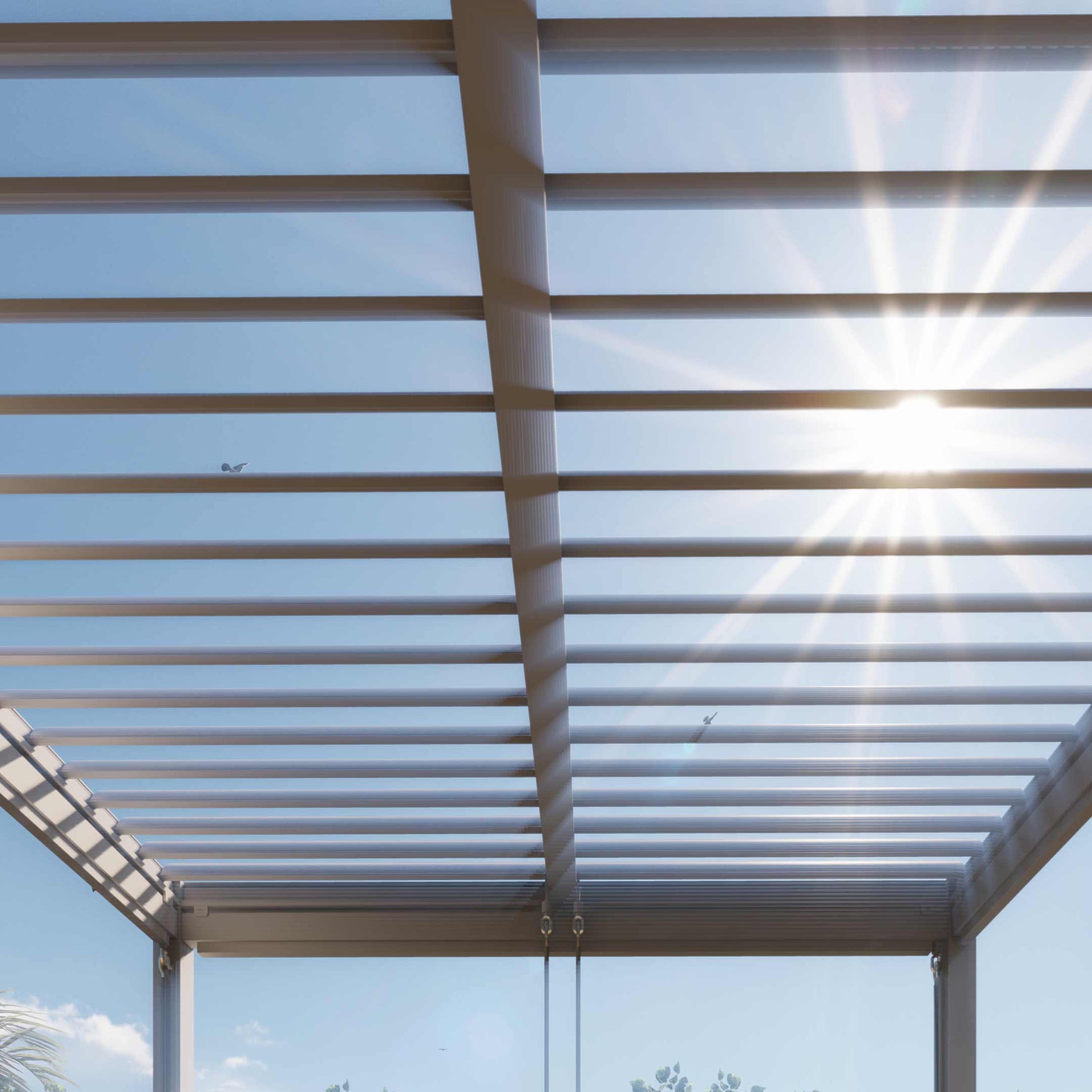 Maze Aluminium Pergola With 4 Drop Sides 3 x3 Metres - Alfresco Heat