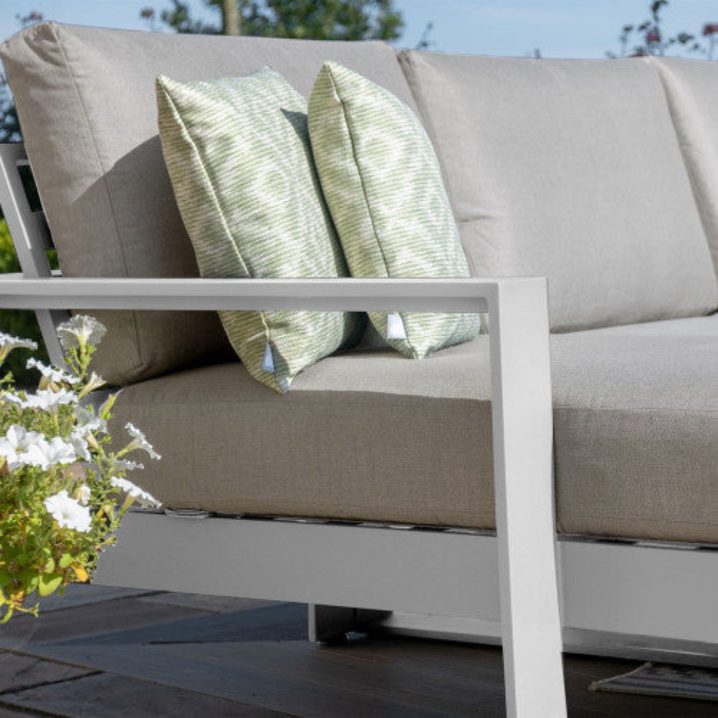 Maze Amalfi Chaise Sofa Set - Alfresco Heat