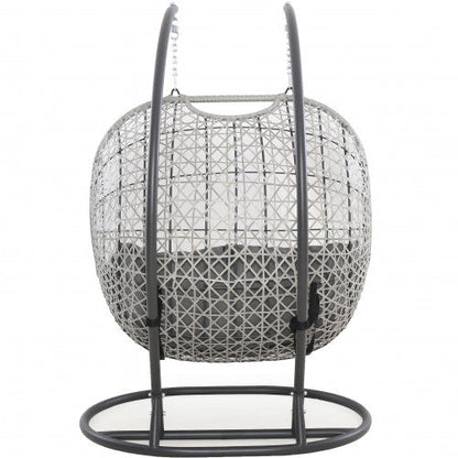 Maze Rattan Ascot Double Hanging Chair - Alfresco Heat