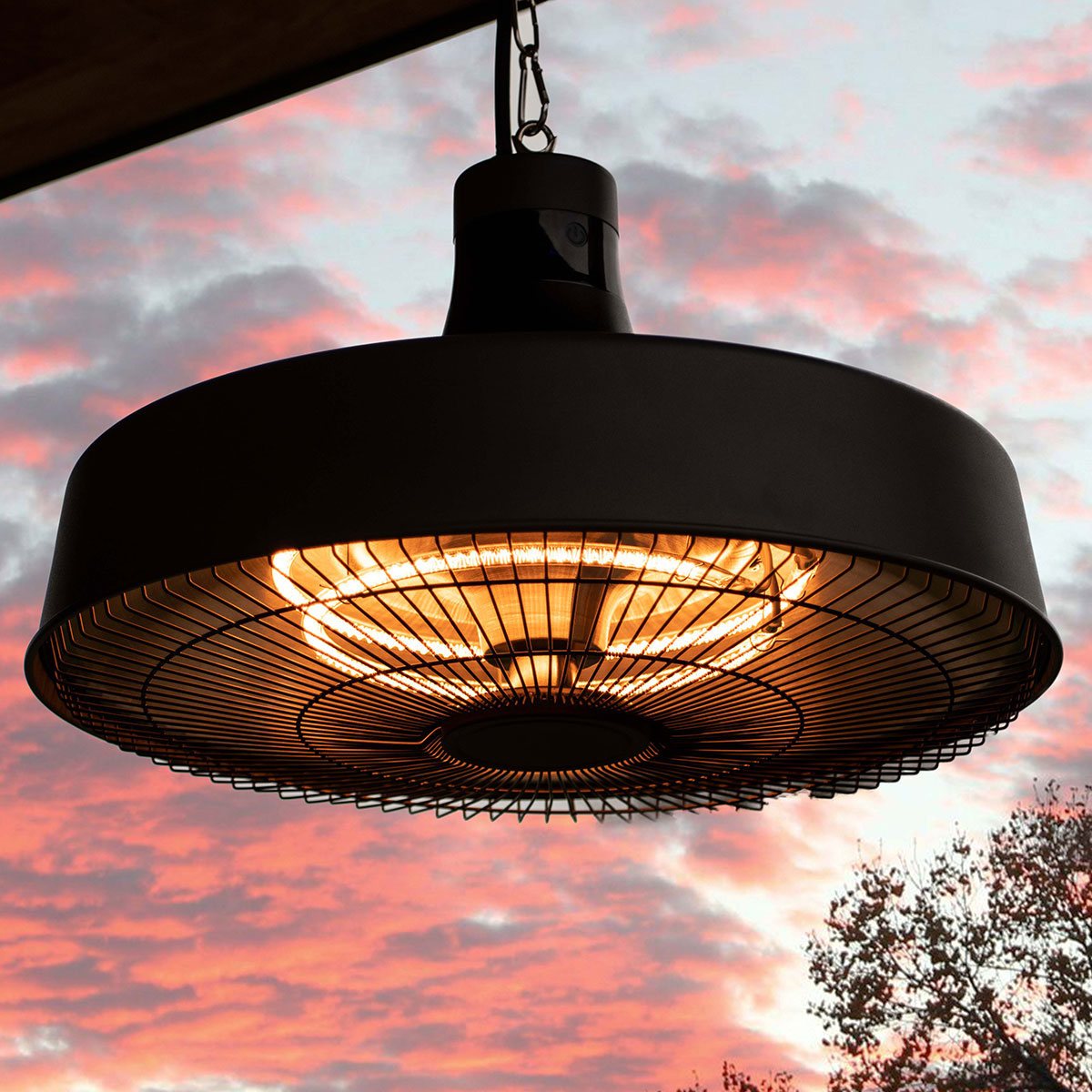 Maze 2100W Aurora Overhang Electric Patio Heater - Alfresco Heat