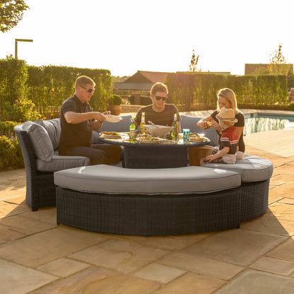 Maze Chelsea Lifestyle Rattan Suite with Glass Table - Alfresco Heat