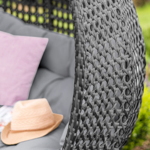 Maze Rattan Rose Double Hanging Chair - Alfresco Heat