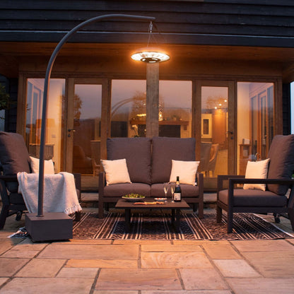 Maze 2000W Helio Overhang Electric Patio Heater - Alfresco Heat