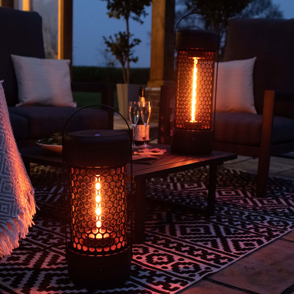 Maze 1200W Luna Portable Electric Patio Heater - Alfresco Heat