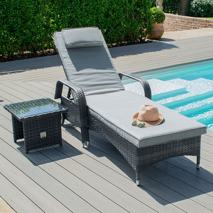 Maze Rattan Florida Sun Lounger Set - Alfresco Heat