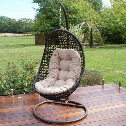 Maze Rattan Malibu Hanging Chair - Alfresco Heat