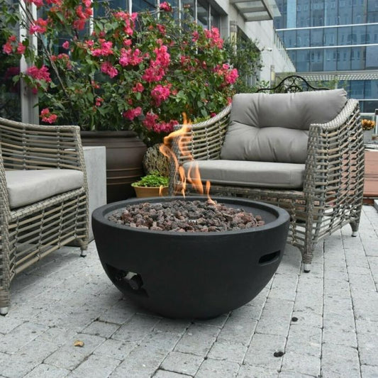 Elementi Fire Jefferson Gas Fire Pit Bowl - Alfresco Heat