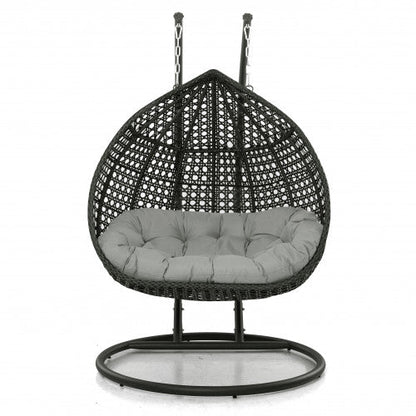Maze Rattan Rose Double Hanging Chair - Alfresco Heat