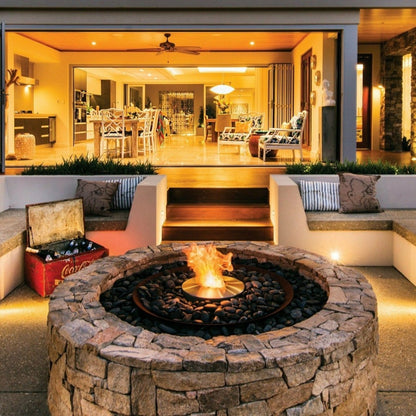 Ecosmart Fire Round AB8 Ethanol Burner Insert - Alfresco Heat