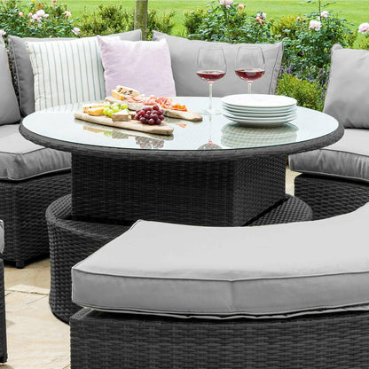Maze Chelsea Lifestyle Rattan Suite with Glass Table - Alfresco Heat