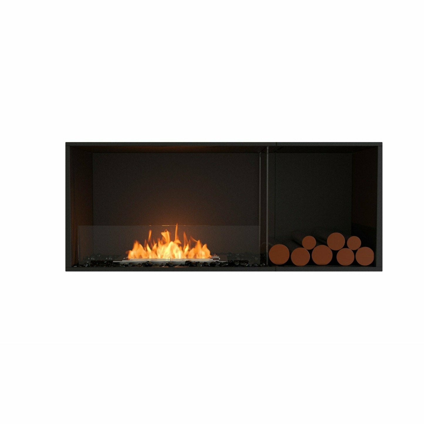 EcoSmart Fire Flex 50 Bioethanol Fireplace Single Sided - Alfresco Heat