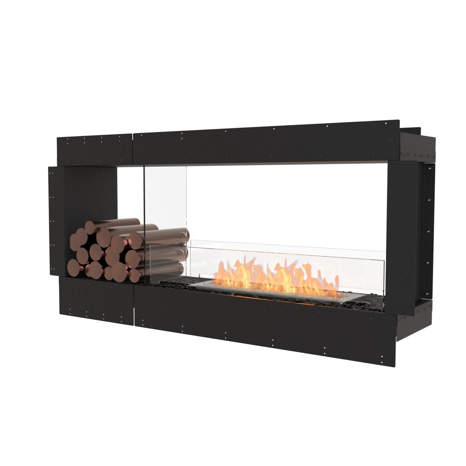 Ecosmart Fire Flex 68DB Bioethanol Fireplace Double Sided - Alfresco Heat