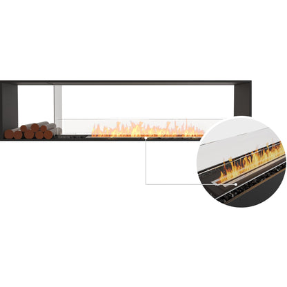 Ecosmart Fire Flex 86DB Bioethanol Fireplace Double Sided - Alfresco Heat