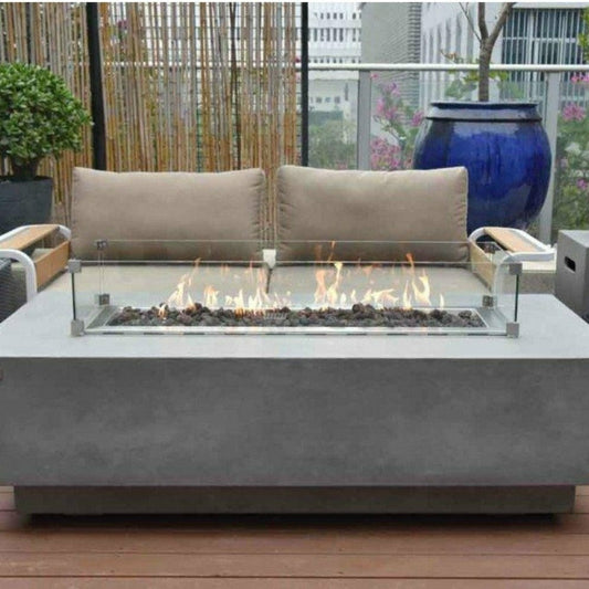 Elementi Fire Granville Gas Fire Pit Table - Alfresco Heat