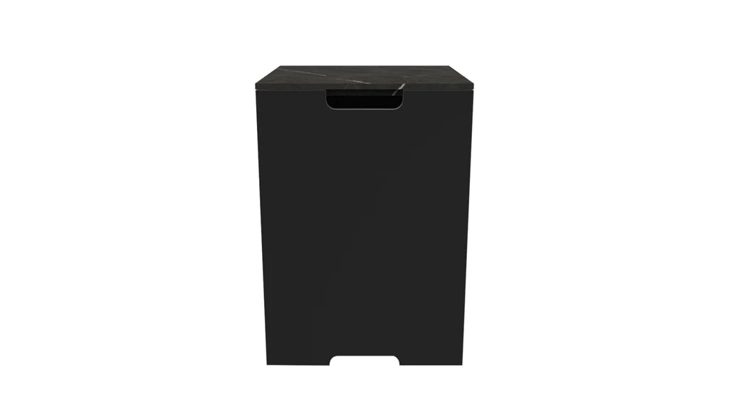 Black Square Tank Cover Elementi - Alfresco Heat