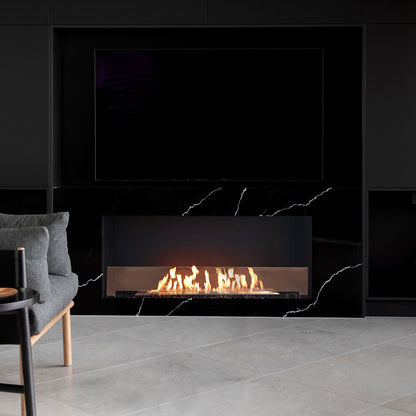 EcoSmart Fire Flex 42 Bioethanol Fireplace Single Sided - Alfresco Heat