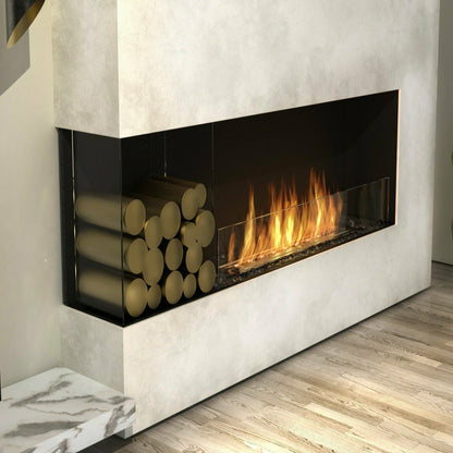 Ecosmart Fire Flex Bioethanol Wall Fireplace Left Corner - Alfresco Heat