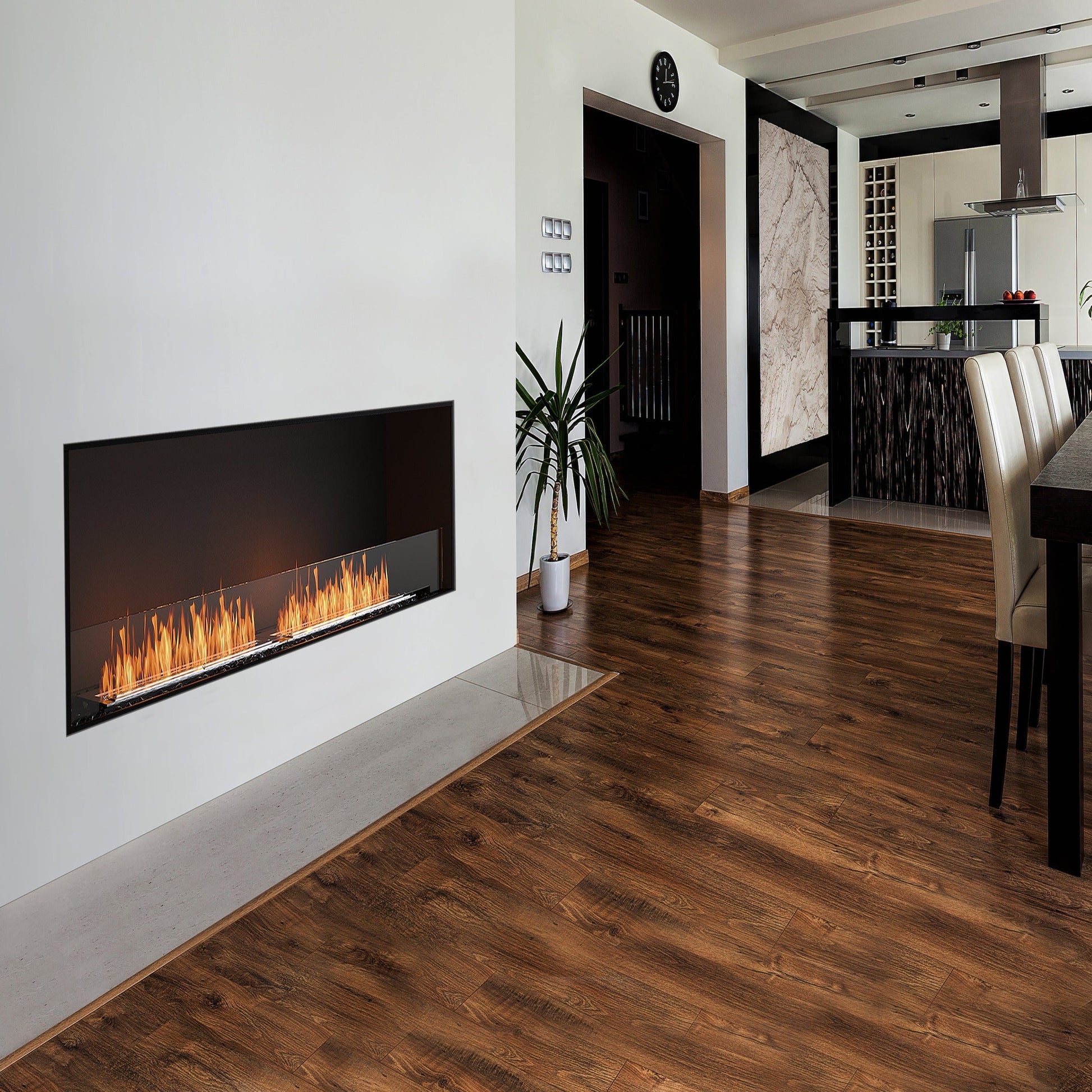 EcoSmart Fire Flex 68 Bioethanol Fireplace Single Sided - Alfresco Heat