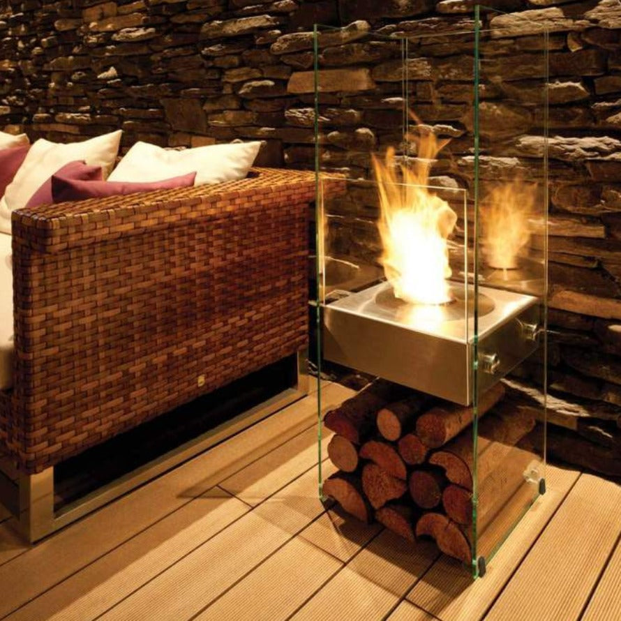 Ecosmart Fire Ghost Freestanding Bioethanol Fireplace - Alfresco Heat