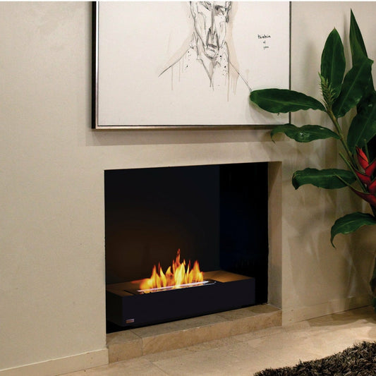 Black Grate 30 Bio Ethanol Fireplace - EcoSmart Fire - Alfresco Heat