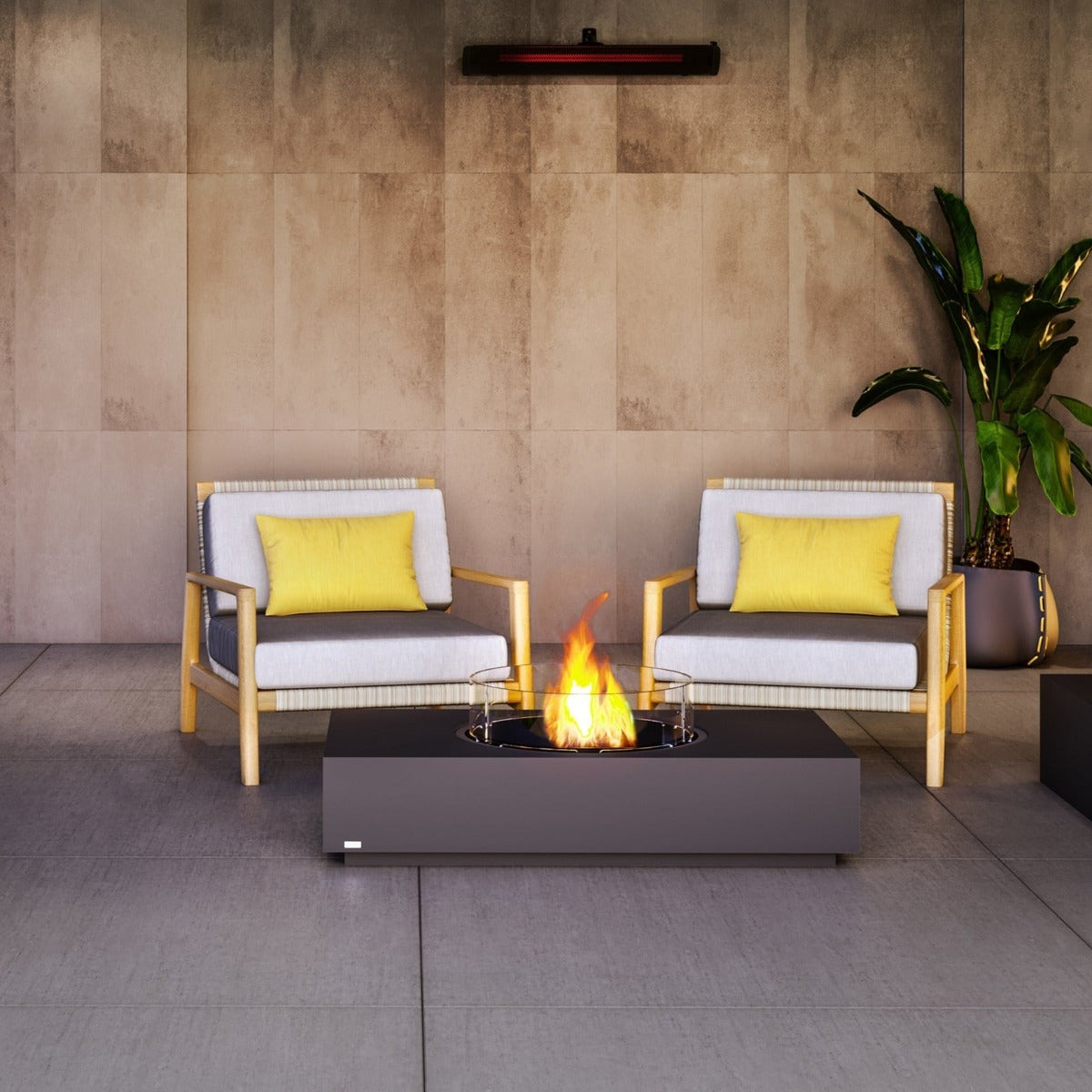 Ecosmart Fire Martini 50 Fire Pit Table - Alfresco Heat