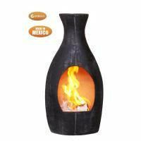 Gardeco BOTELLA Mexican Clay Chimenea - Alfresco Heat